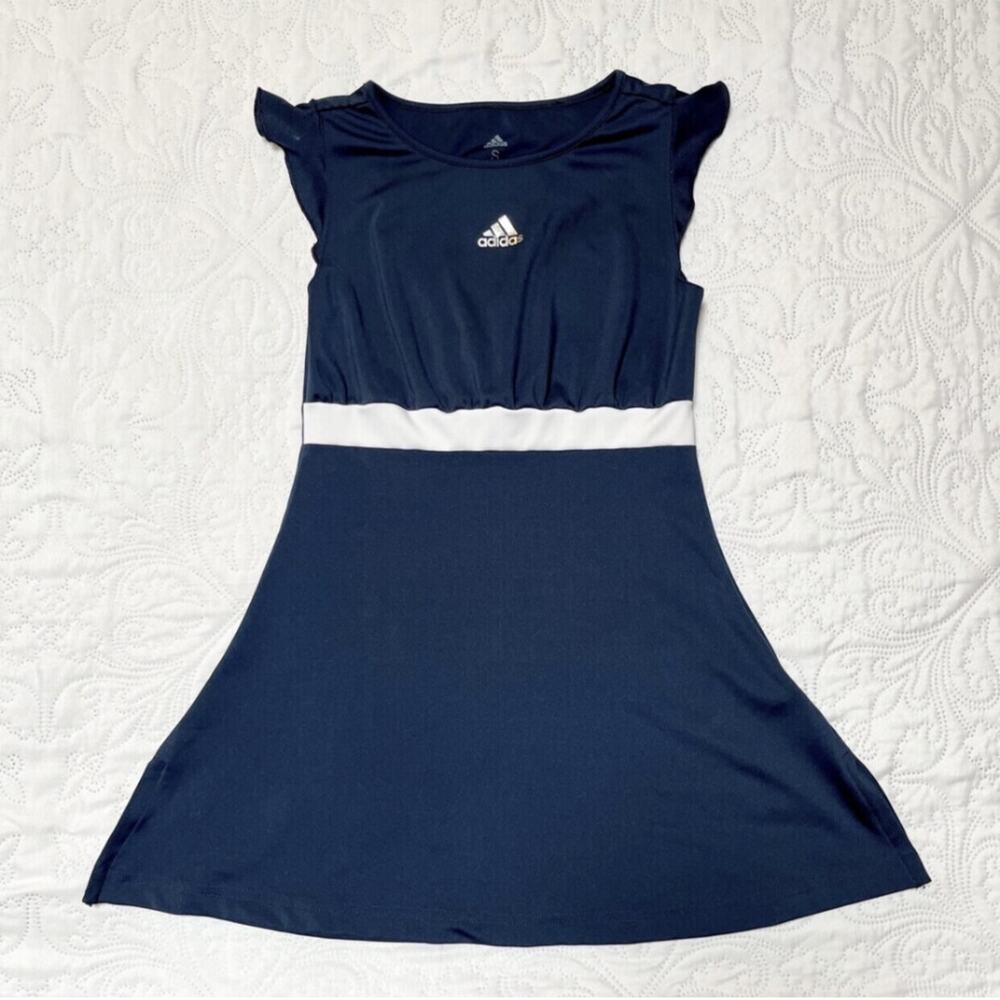 Adidas Climalite Athletic Tennis Dress Size 9/10 - Picture 2 of 6